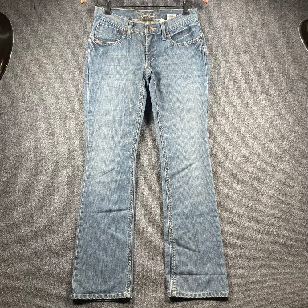 Cruel Girl Relaxed Bootcut Jeans Women's 01 Regular Blue Western CB64754071